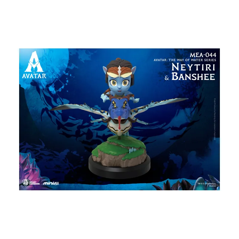 Beast Kingdom Figura Mini Egg Attack Avatar 2 Neytiri Y Banshee