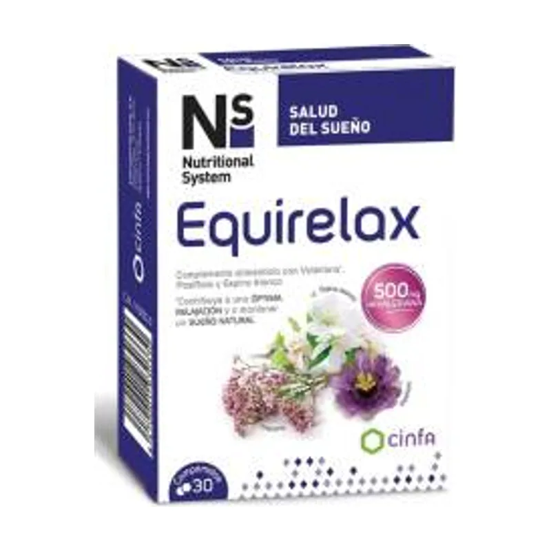 Nutritional System Equirelax Ansioless Complemento Alimenticio 30 comprimidos