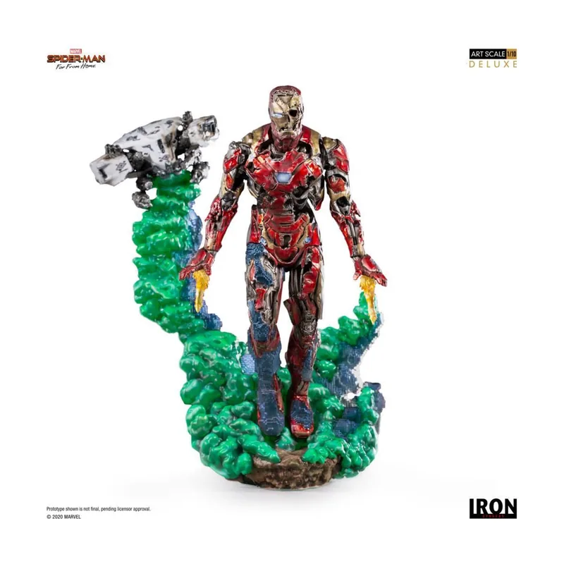 Iron Studios Figura Bds Art Scale 1/10 Marvel Spider Man Iron Man Illusion