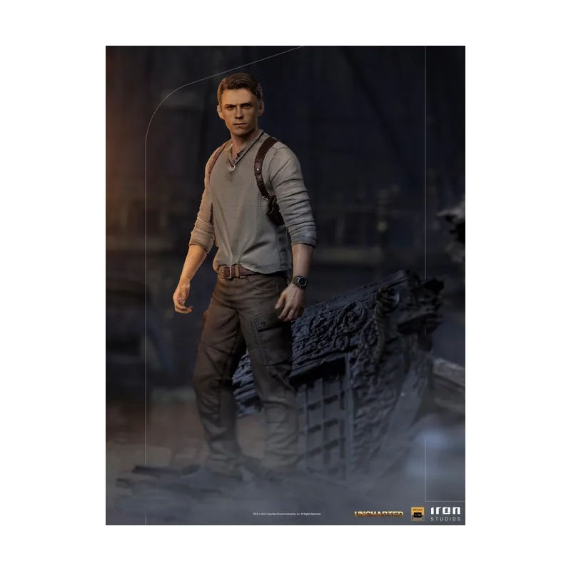 Iron Studios Figura Art Scale Uncharted Nathan Drake Deluxe