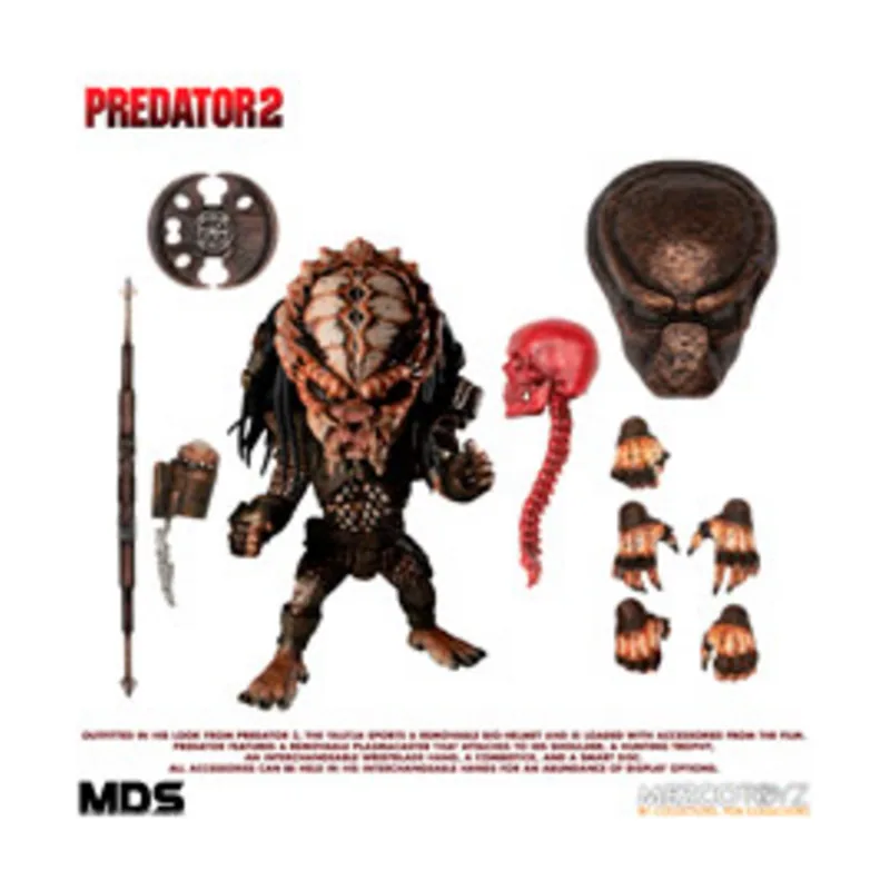 Mezco Toyz Mds Predator 2 Deluxe City Hunter Figura 15 cm Predator 2 Mezco Designer Series