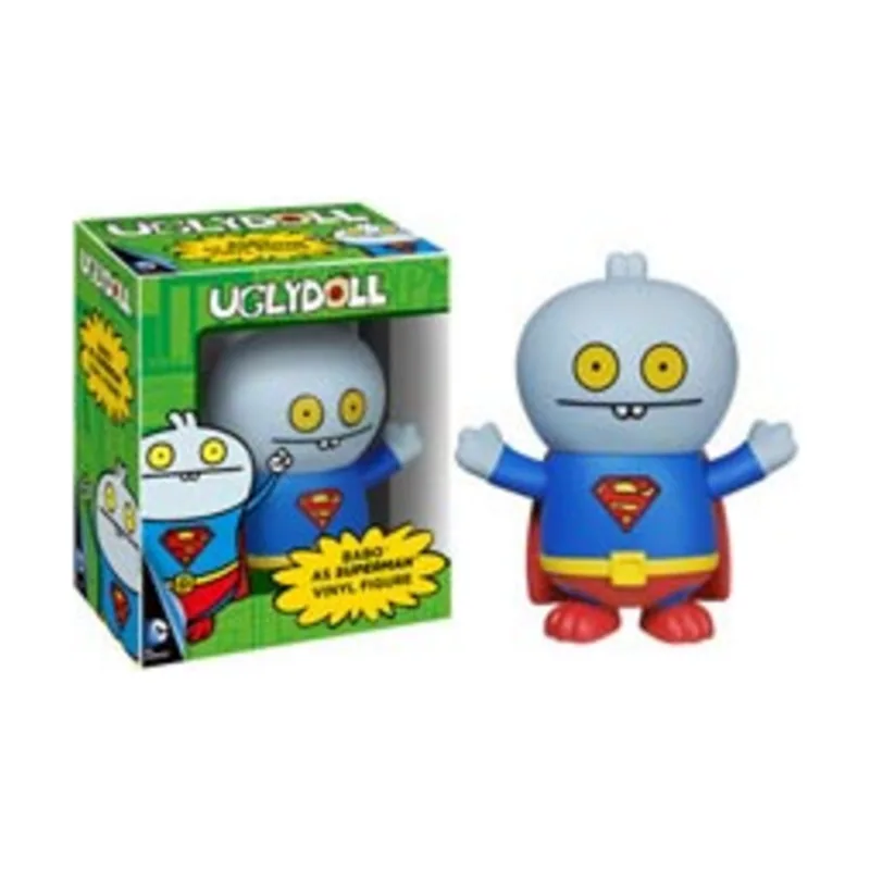 Ee Distribution Babo Superman Vinyl Ugly Doll Dc Comics Fig 12cm
