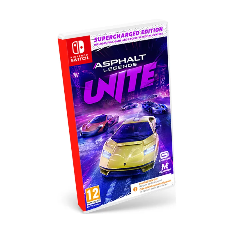 Maximum Games Asphalt Legends UNITE Edición Supercharged Código descarga Switch