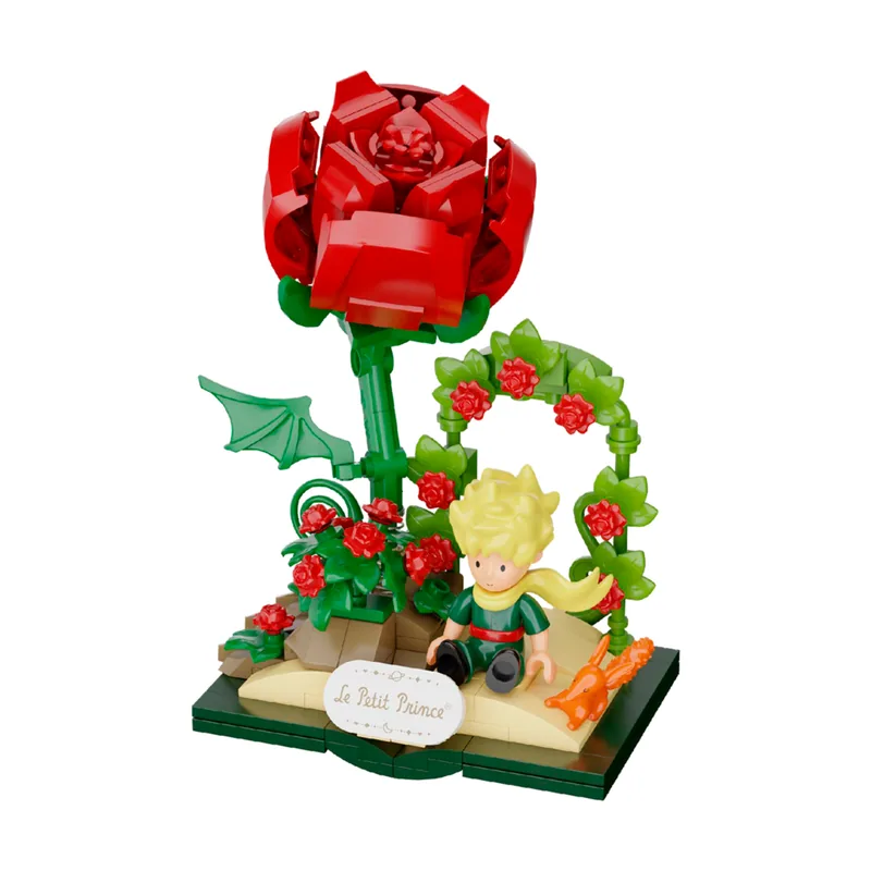 Pantasy Starry Ride Rose Set De Construcción 14,8 cm El Principito Skatekart Series