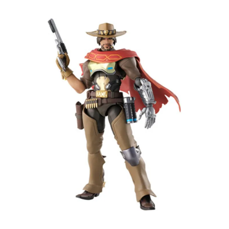 Good Smile Figura McCree Figura 15.5 cm Overwatch Figma Re Issue