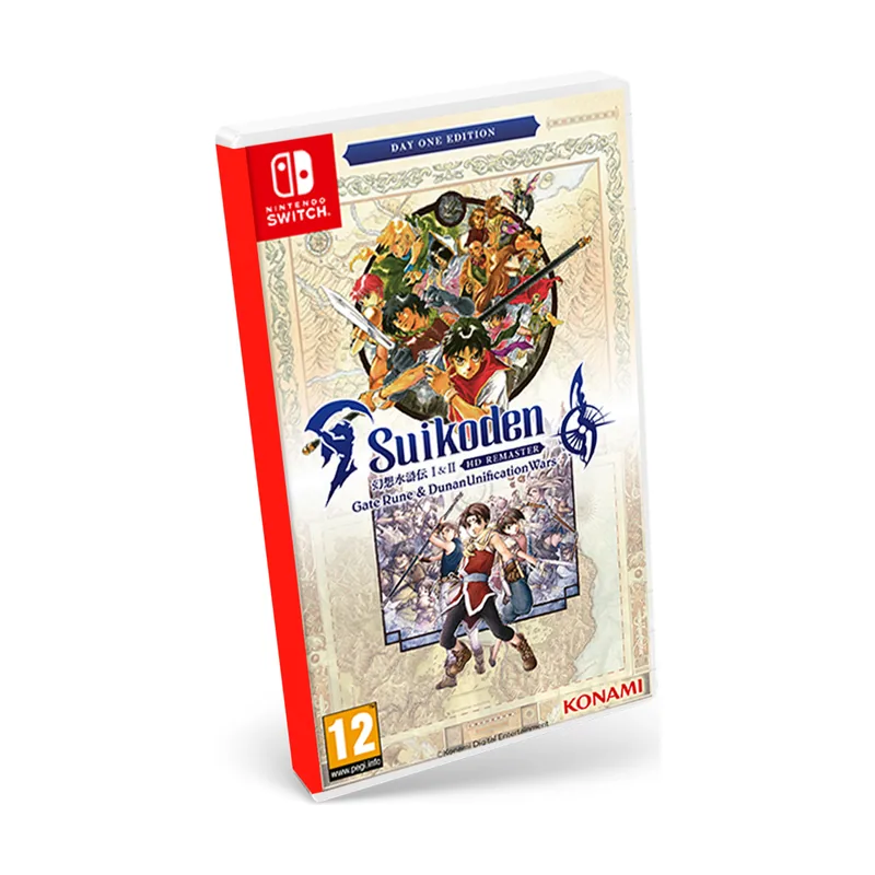 Konami Suikoden 1 y 2 HD Remaster Edición Day One Switch
