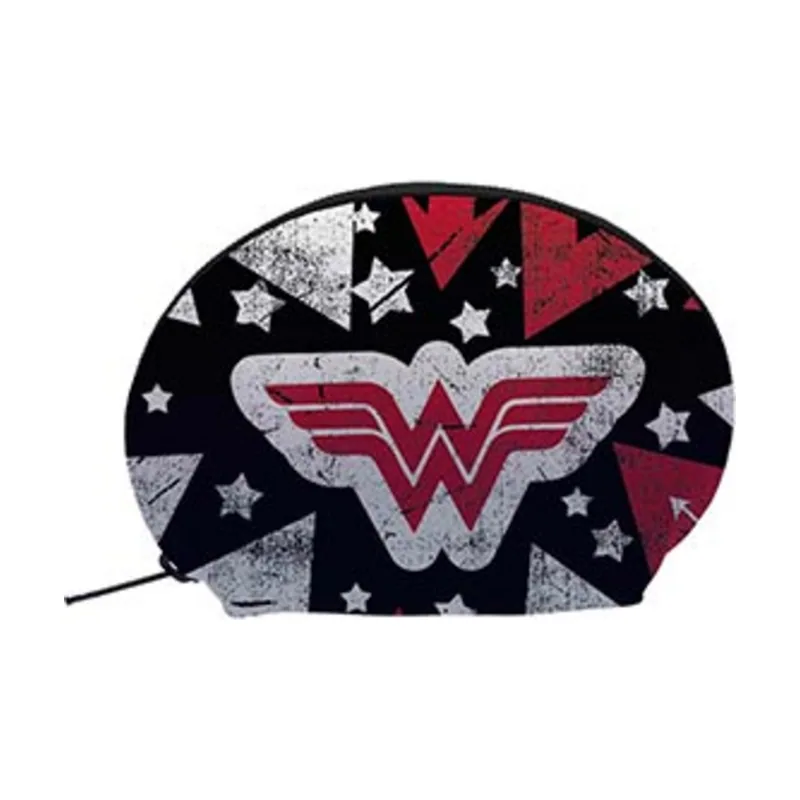 SD Toys Estuche Ovalado Wonder Woman Logo Colores Universo Dc