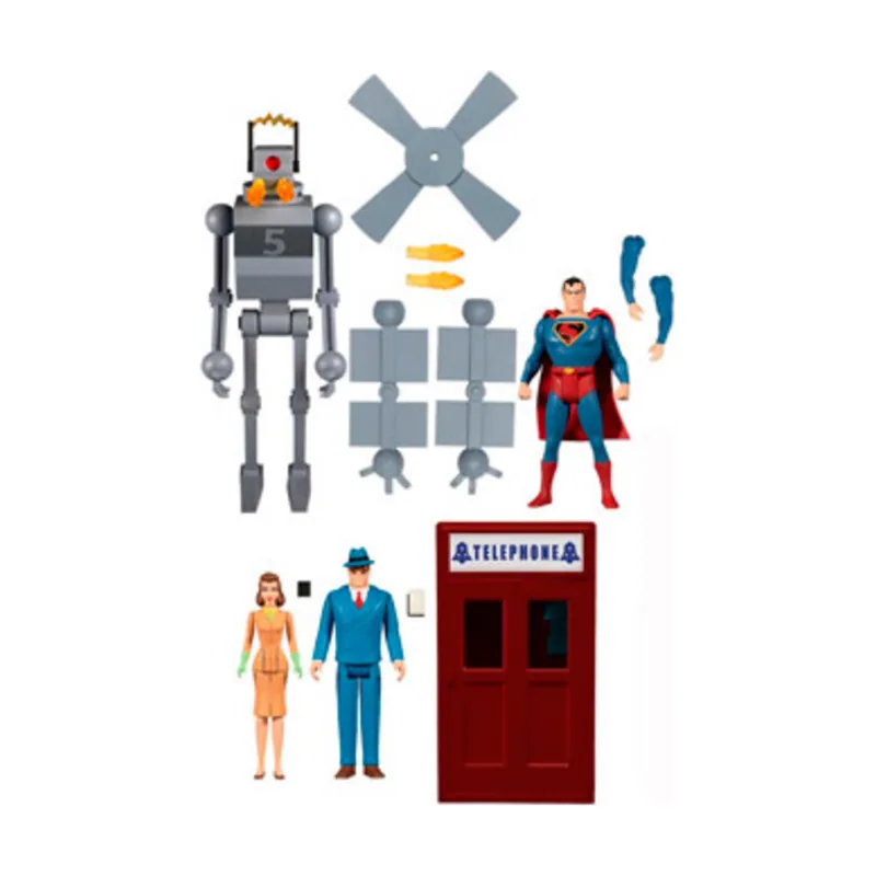 Mezco Toyz Superman The Mechanical Monsters 1941 Box Set 3