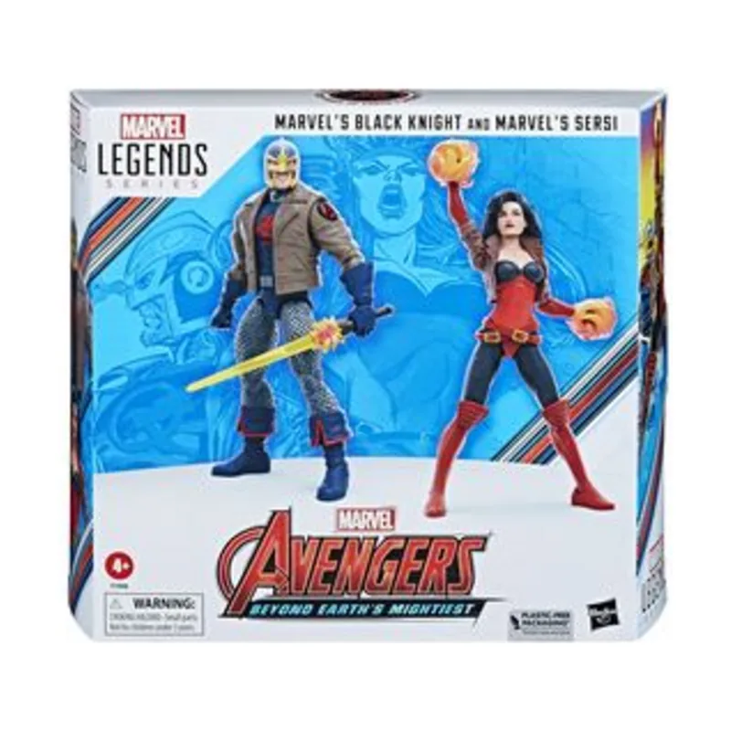 Hasbro Black Knight & Sersi Set 2 Fig. 15 cm Marvel Legends Series