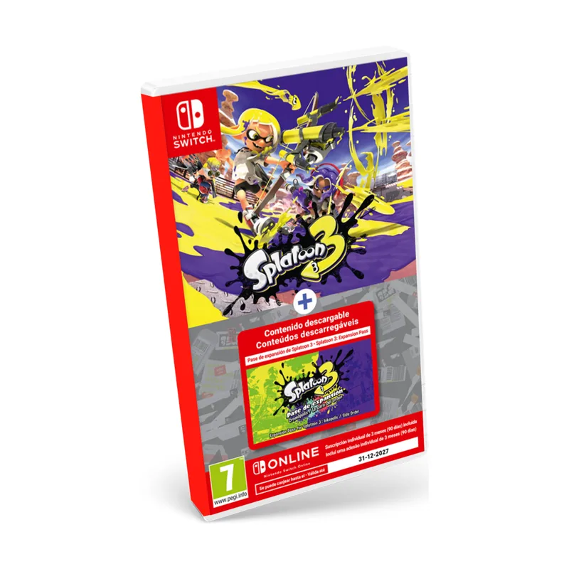 Nintendo Splatoon 3 + Expansion Pass + 3 Meses NSO Switch