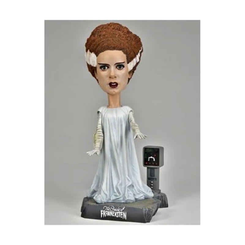 National Entertainment Collectibles Assoc. Bride Of Frankenstein Head Knocker Figura 20 cm Universal Monsters