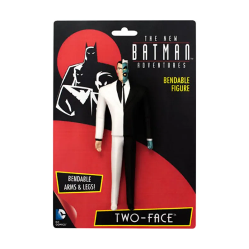 Nj Croce Two-Face Figura Flexible 14 cm The Batman Adventures Universo Dc