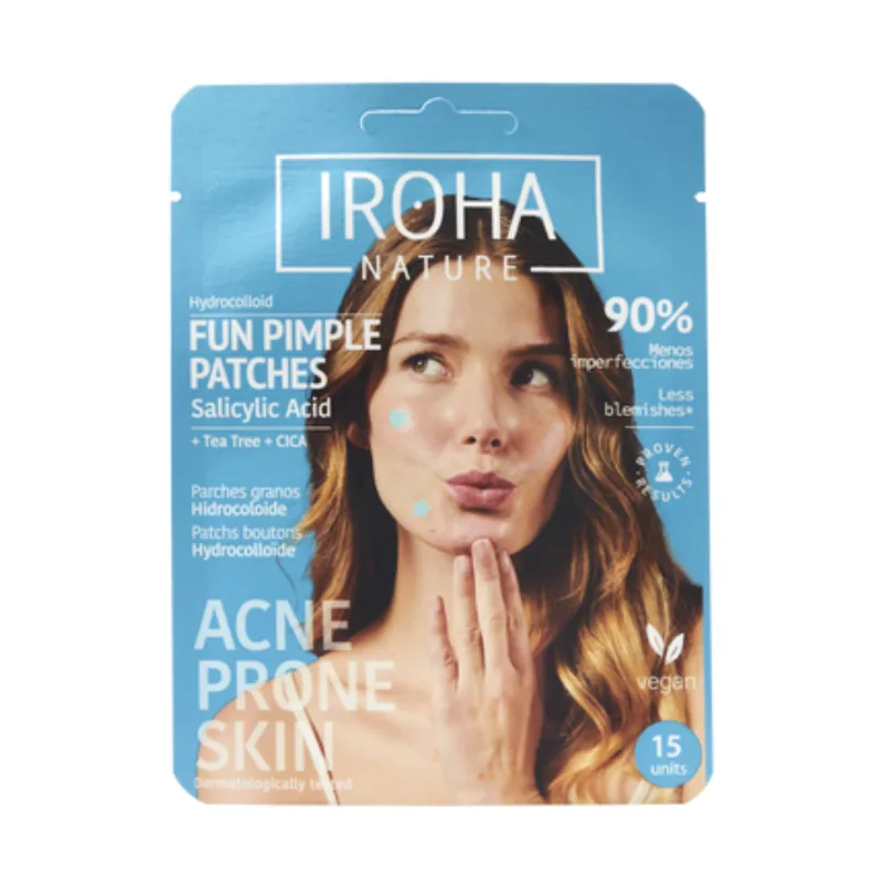Iroha Nature Granos Fun Con Ácido Salicílico 15 Parches