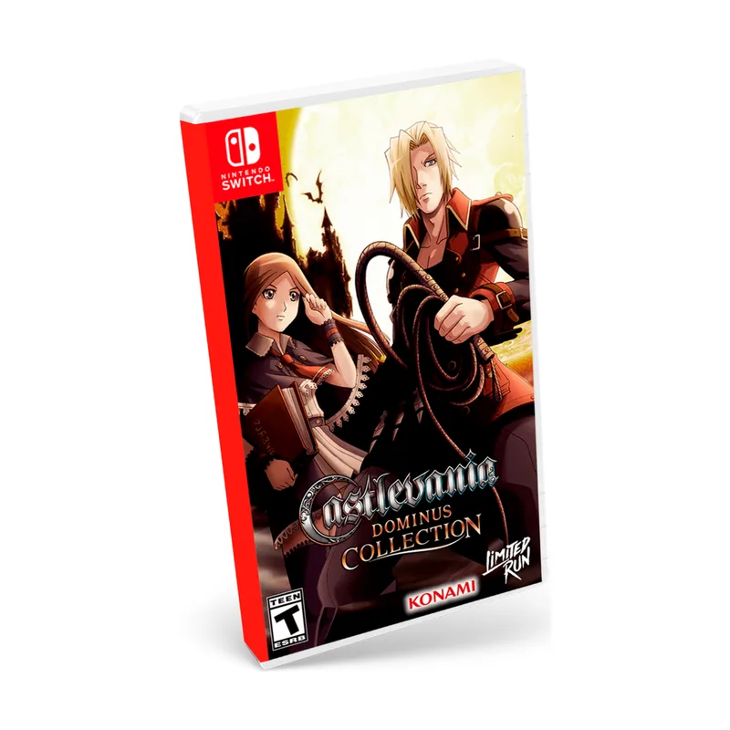 Limited Run Games Castlevania Dominus Collection Portrait Cover Imp USA Switch