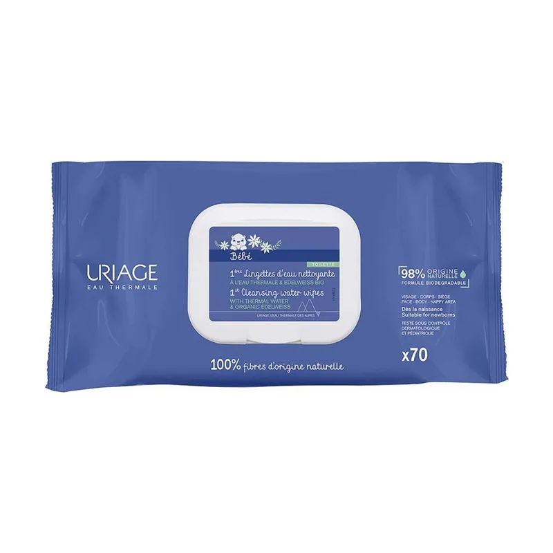 Uriage Toallitas Limpiadoras Bebé 70