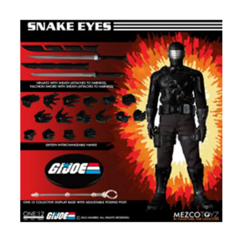 Mezco Toyz Snake Eyes Dlx Ed Figura 15 cm G.I. Joe The One:12 Collective