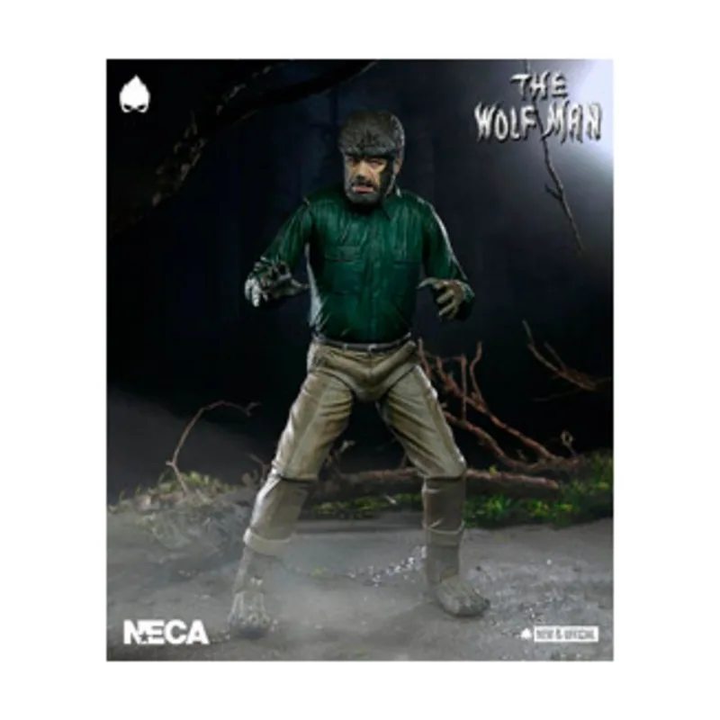 National Entertainment Collectibles Assoc. Wolf Man Figura 18 cm Wolf Man Universal Monsters