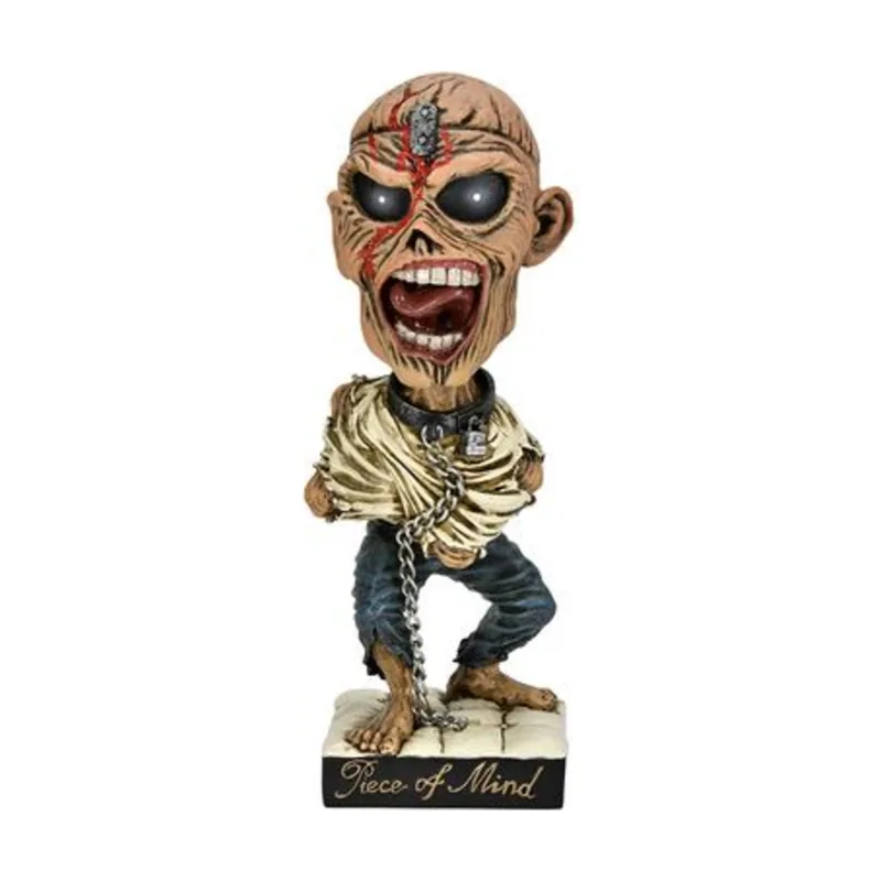 National Entertainment Collectibles Assoc. Piece Of Mind Eddie Head Knocker Figura 20 cm Iron Maiden