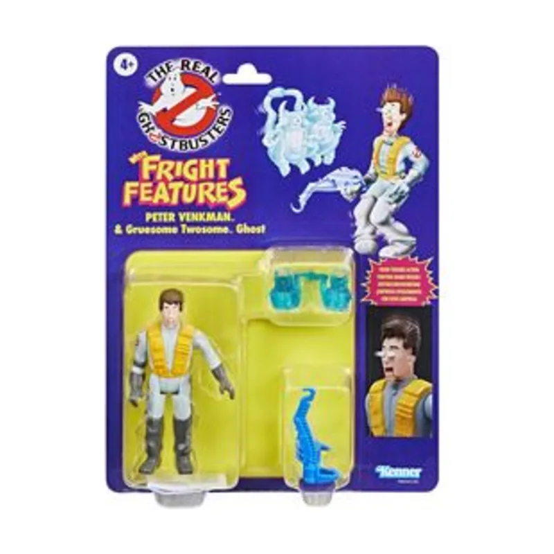 Hasbro Peter Venkman & Gruesome Twosome Ghost Retro Action Fig. 13 cm The Real Ghostbusters