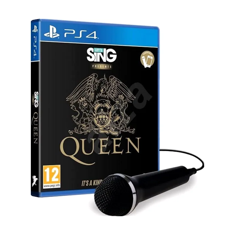 Plaion Let's Sing Queen Single Mic Bundle PS4