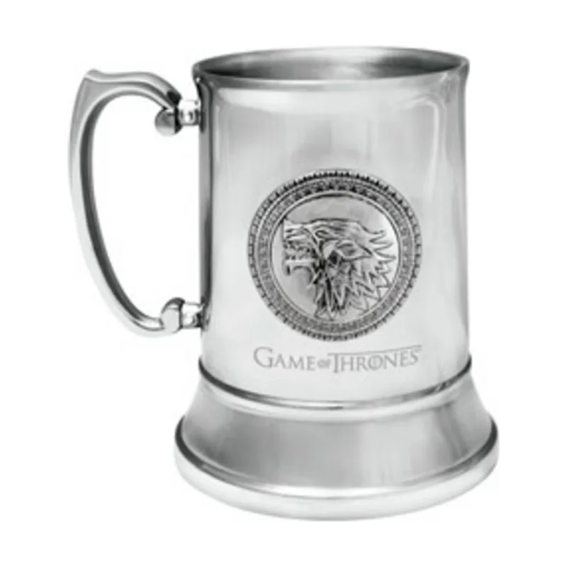 Dark Horse Escudo Stark Jarra Acero Inoxidable Game Of Thrones Re-Run