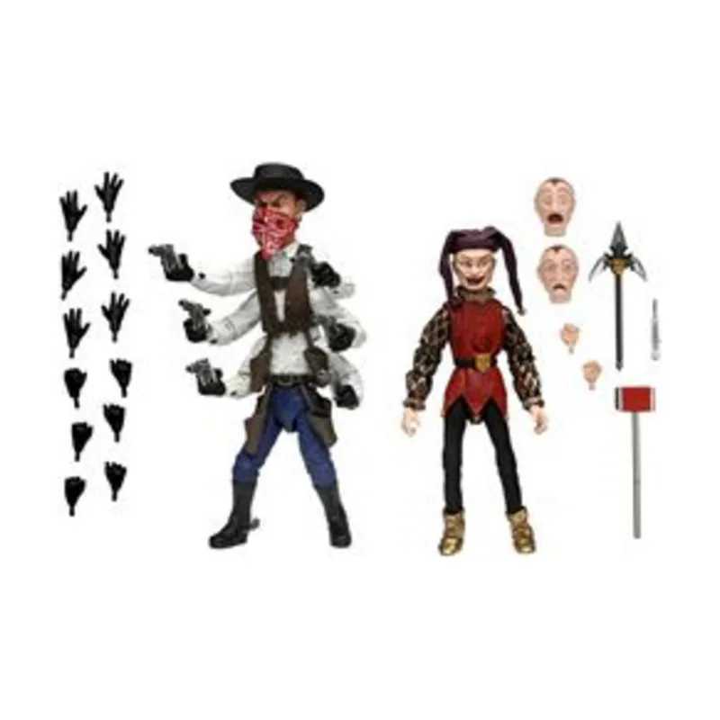 National Entertainment Collectibles Assoc. Ultimate Six Shooter & Jester Set Fig. 11 cm Puppet Master