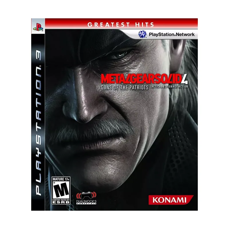 Konami Metal Gear Solid 4 Guns of the Patriots USA PS3