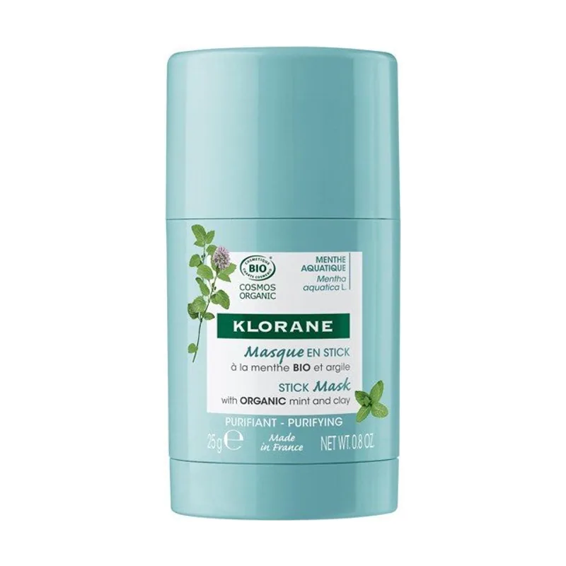 Mascarilla En Stick A La Menta Acuática Bio 25g