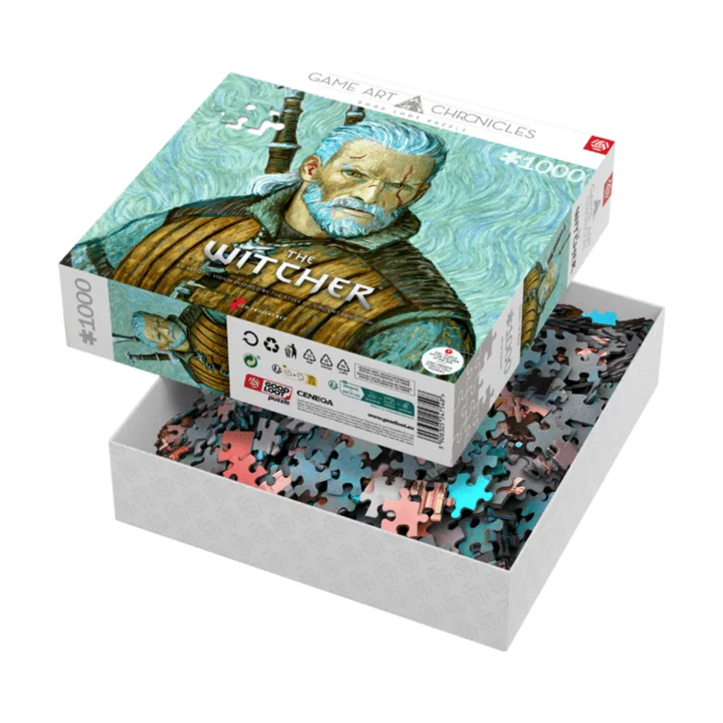 Good Loot Game Art Chronicles Puzzle The Witcher Geralt & Vincent van Gogh 1000 pieces