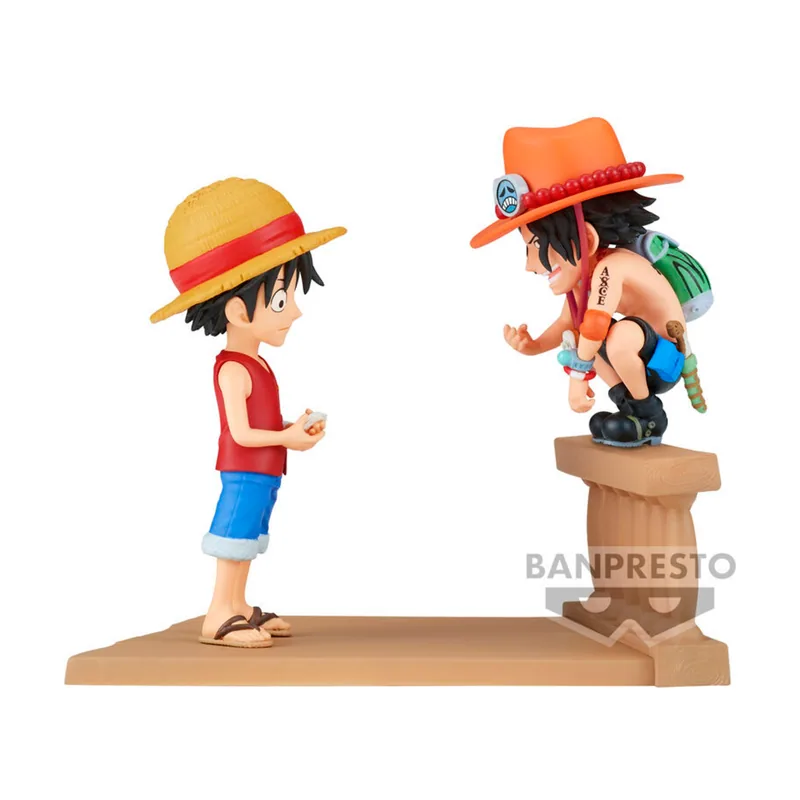 Banpresto Figura Monkey D Luffy & Portgas D Ace World Collectable Log Stories One Piece 8cm