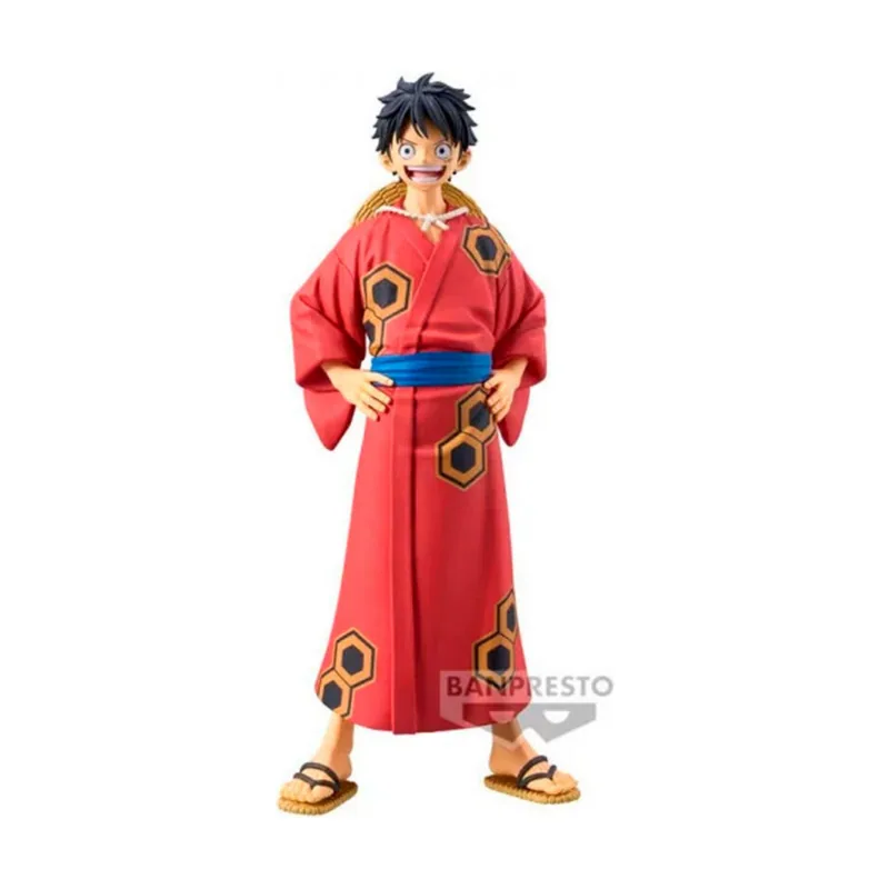 Banpresto Figura Monkey D Luffy Wanokuni Yukata The Grandline Series One Piece 16cm