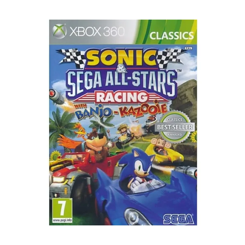 Sega Sonic & All-Stars Racing w. Banjo & Kazooie Classics Xbox 360