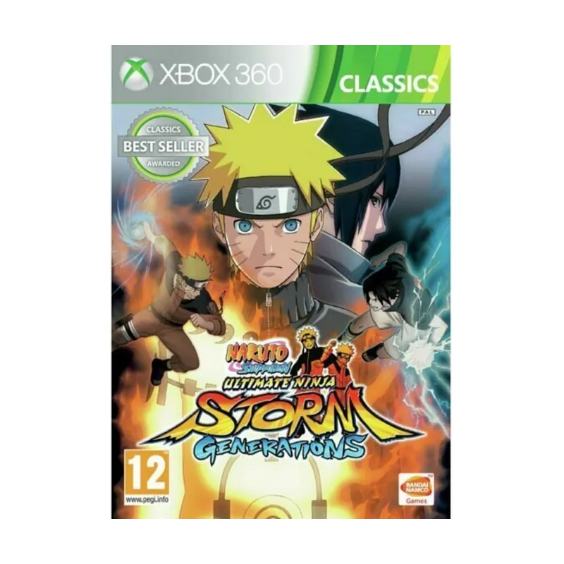 Ninja Naruto Shippuden Ultimate Storm Generations Classic Xbox 360