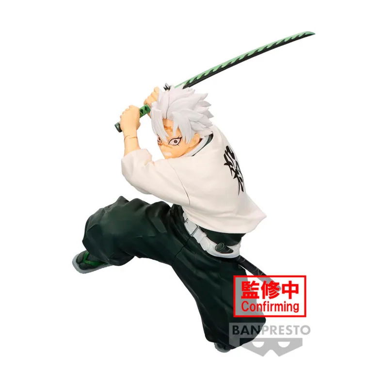 Banpresto Figura Sanemi Shinazugawa Vibration Star Demon Slayer Kimetsu no Yaiba 14cm