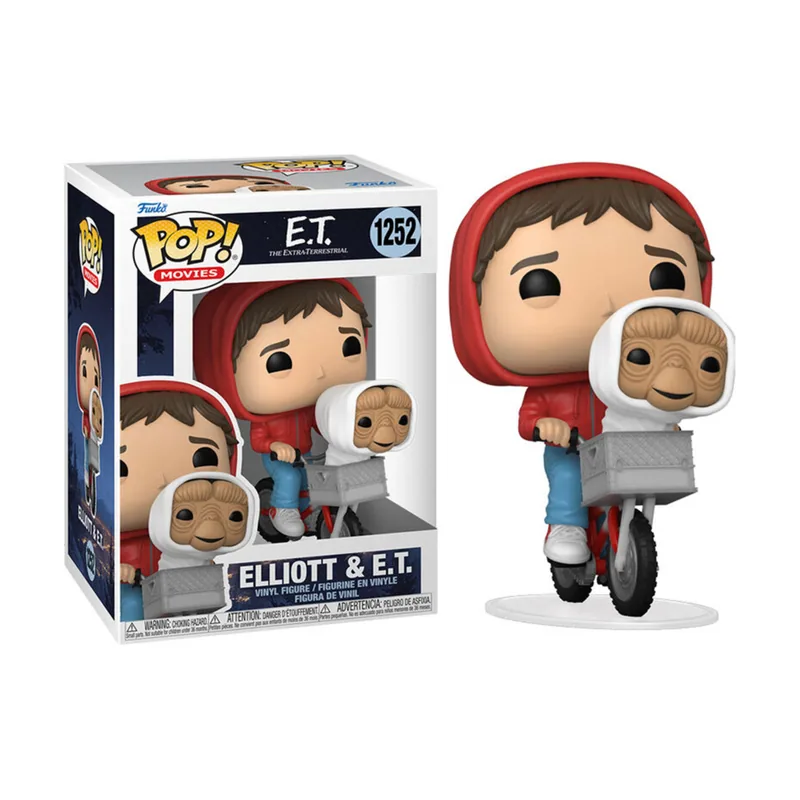 Funko Figura POP E.T El Extraterrestre 40th Elliott & E.T