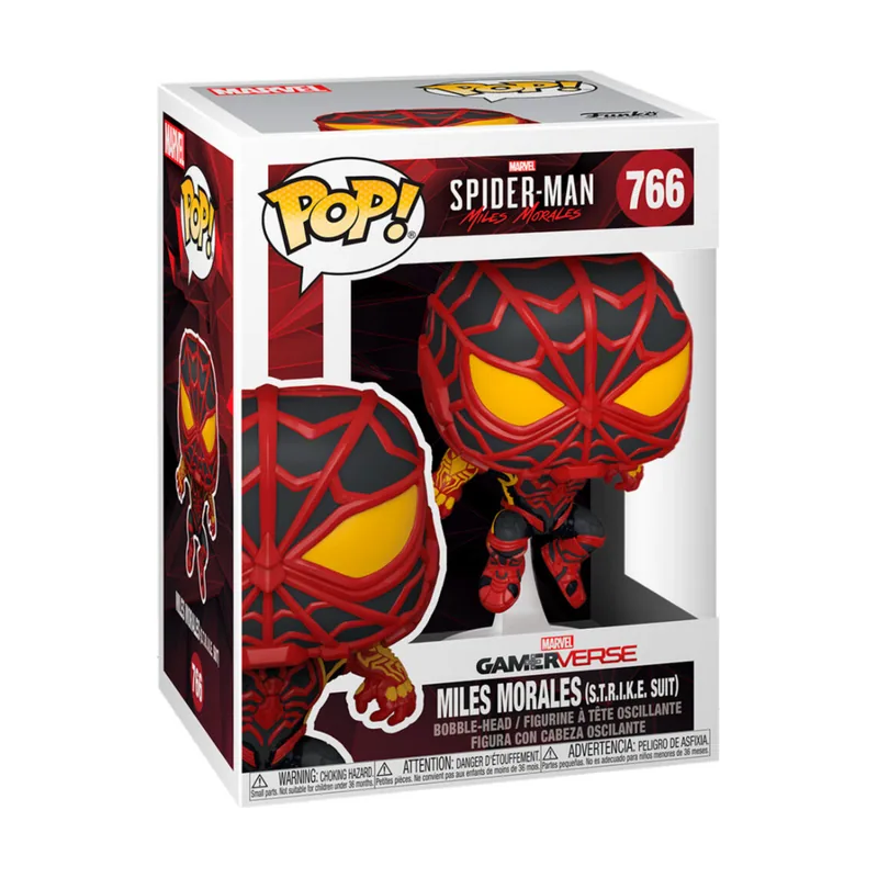 Funko Figura POP Marvel Spiderman Miles Morales S.T.R.I.K.E. Suit