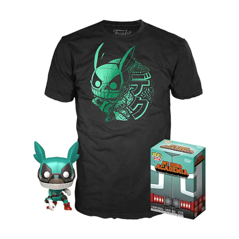 Funko Set figura POP & Tee My Hero Academia Deku with Helmet
