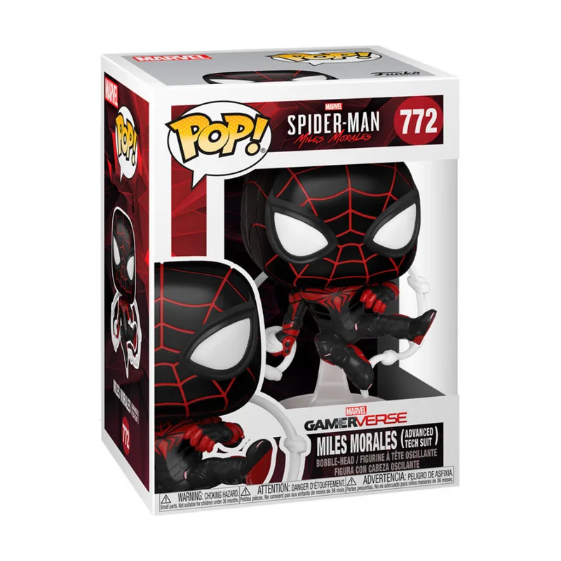 Funko Figura POP Marvel Spiderman Miles Morales Advanced Tech Suit