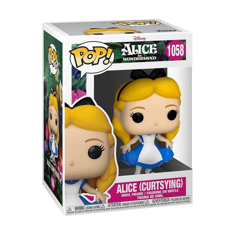 Funko Figura POP Disney Alicia en el Pais de las Maravillas 70th Alice Curtsying