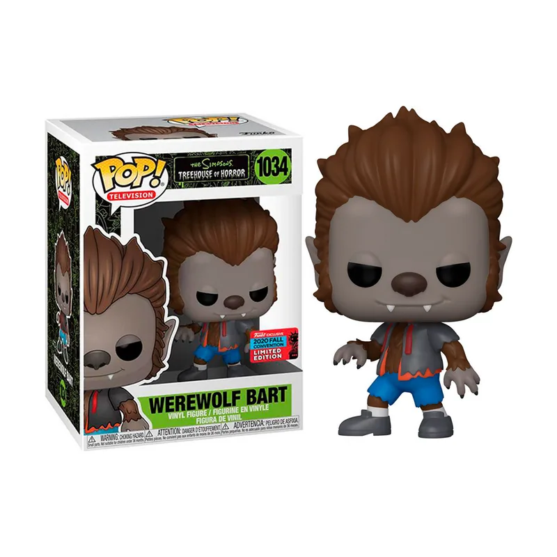 Funko Figura POP The Simpsons Werewolf Bart Exclusive