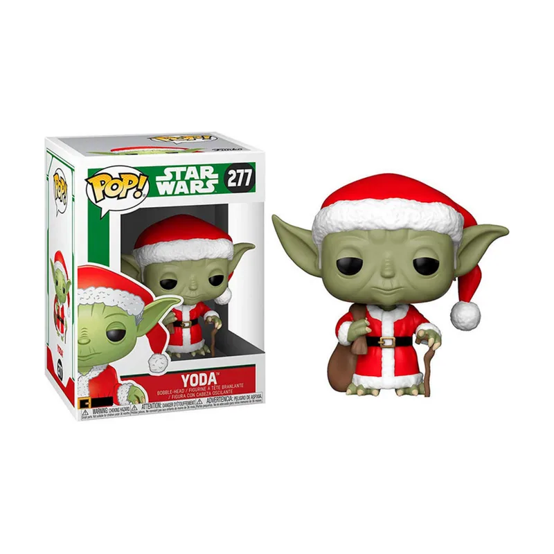 Funko Figura POP Star Wars Holiday Santa Yoda