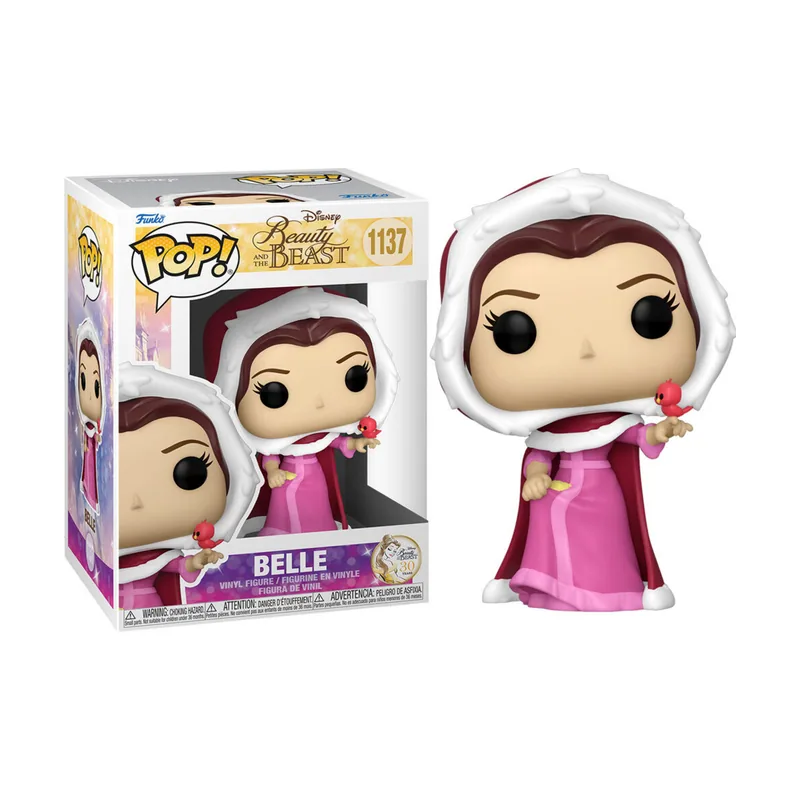 Funko Figura POP Disney La Bella y la Bestia Winter Belle