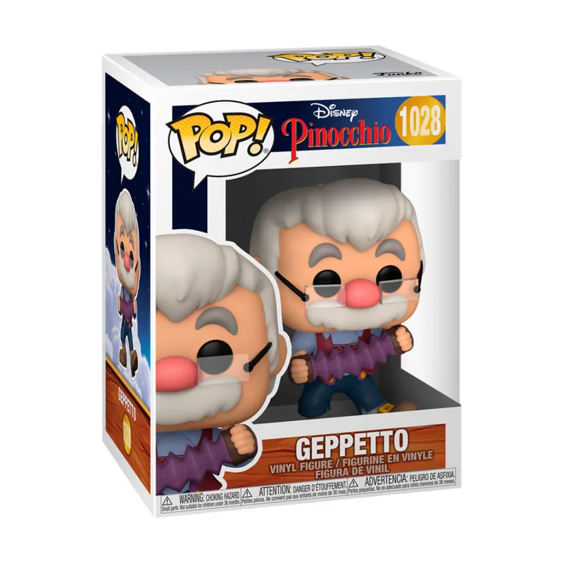 Funko Figura POP Disney Pinocho Geppetto with Accordion