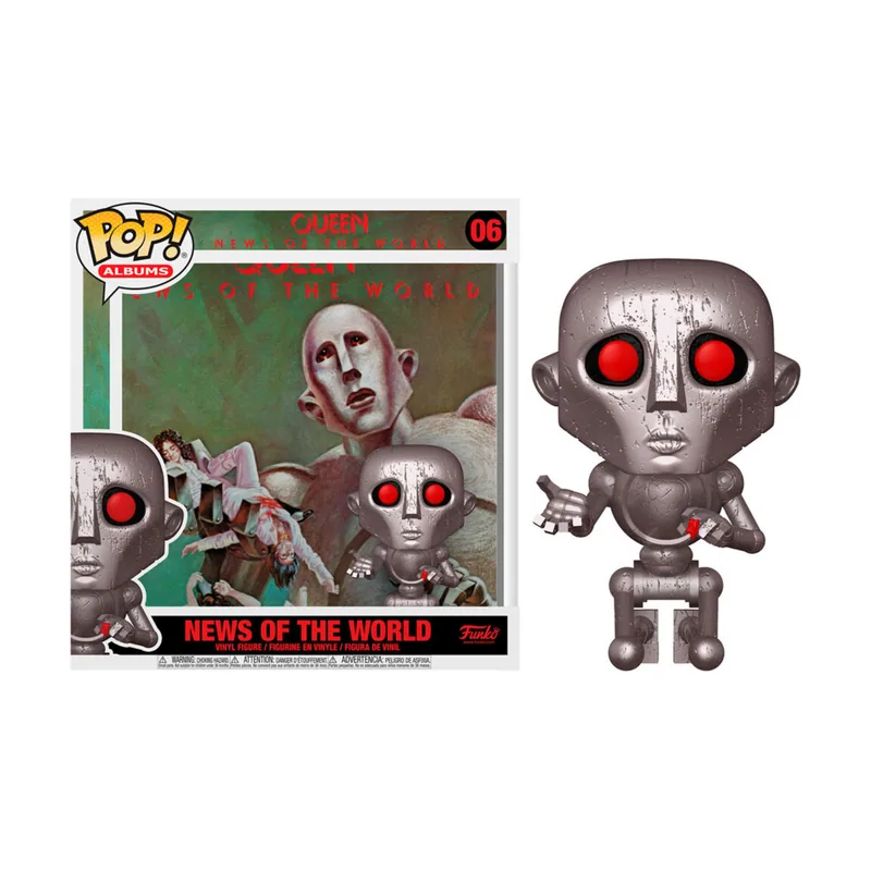 Funko Figura POP Queen News of the World with Album Case