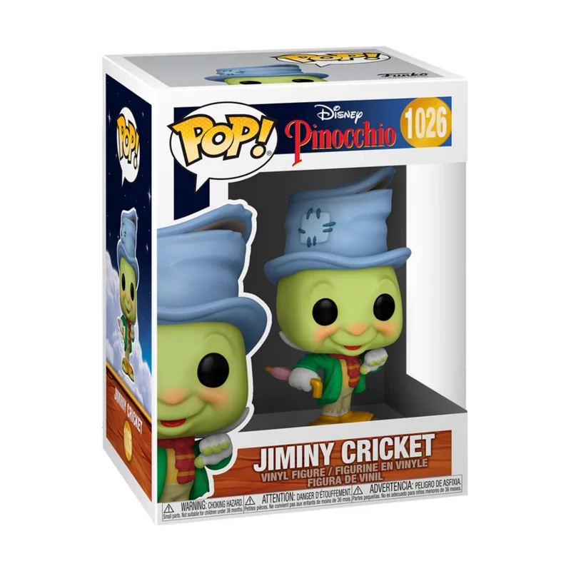 Funko Figura POP Disney Pinocho Street Jiminy Cricket
