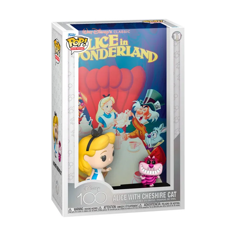 Funko Figura POP Movie Poster Disney 100th Anniversary Alicia en el Pais de las Maravillas