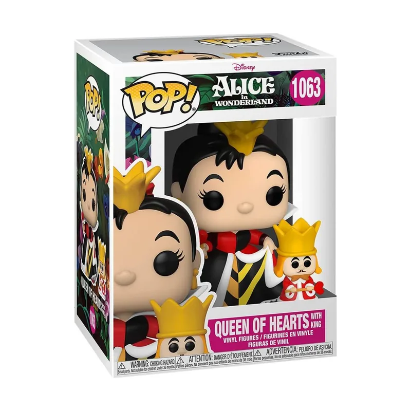 Funko Figura POP Disney Alicia en el Pais de las Maravillas Queen with King