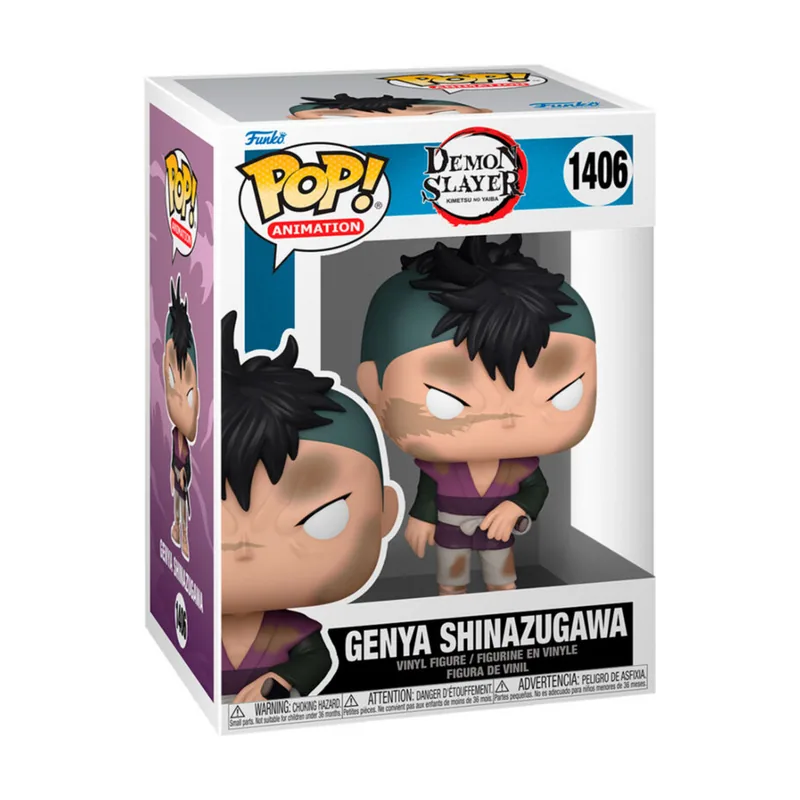 Funko Figura POP Demon Slayer Kimetsu no Yaiba Genya Shinazugama
