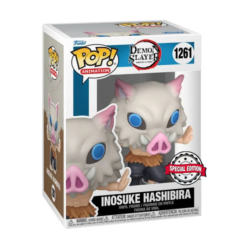 Funko Figura POP Demon Slayer Kimetsu no Yaiba Inosuke Hashibira Exclusive