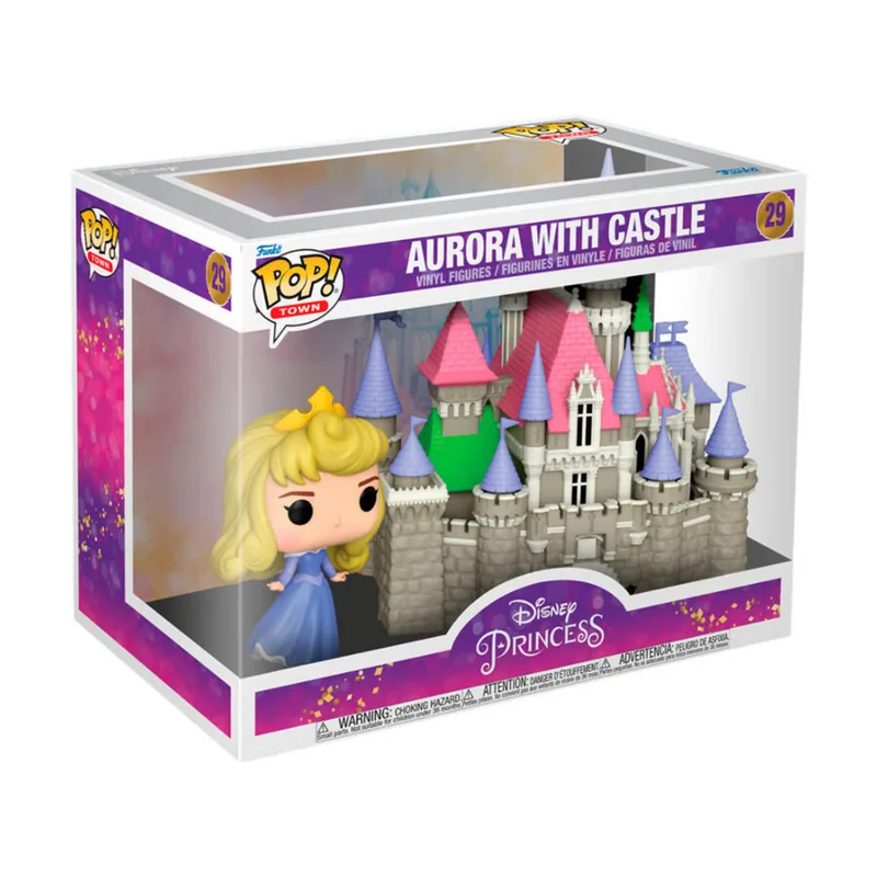 Funko Figura POP Town Disney Princesas Aurora with Castle